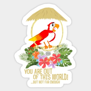 Tiki Room Fritz: Out of this World Sticker